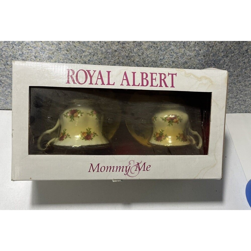 Royal Albert Country Rose Mommy And Me Tea Set Tea Cup And Saucer Set Bone China